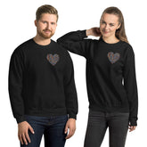 Sweatshirt Unisexo Coração Pequeno - My dear oraculo store